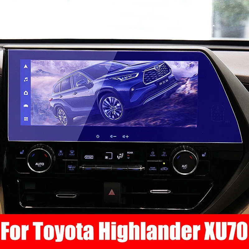 

Аксессуары Защитная пленка для GPS навигатора, пленка для экрана из закаленного стекла, мембрана 8 12,8 дюйма для Toyota Highlander Kluger 2021 2022