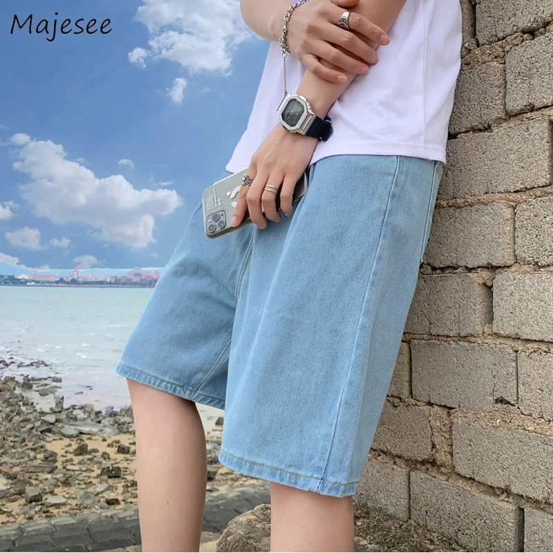 Pantalones cortos para ropa informal hasta la rodilla, Harajuku, fáciles de combinar, cortos| - AliExpress