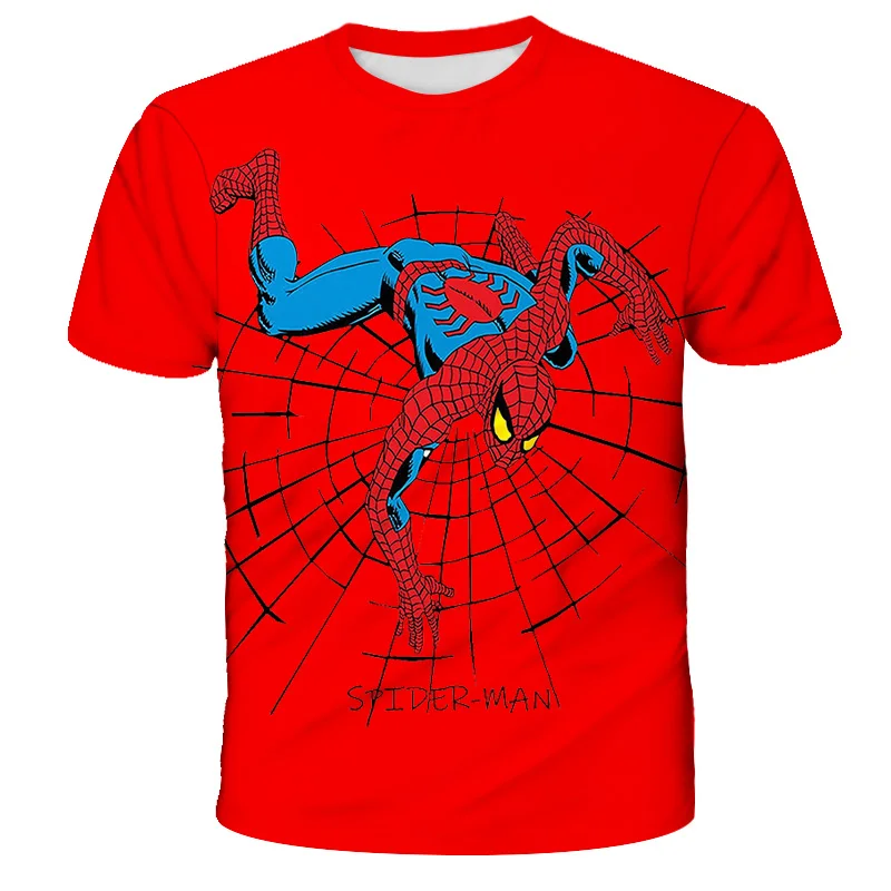 Marvel Super Hero Hulk T-shirt Boys Clothing Children's T-shirts Spiderman T Shirt Kids Tops Tees Summer Short Sleeve Tee 2