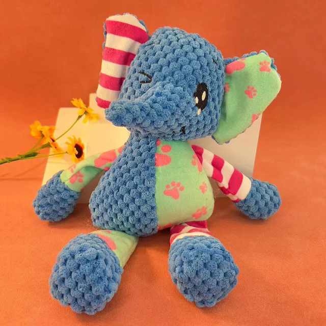 New Pet Toy Dog Interactive Plush Toys Bite Grinding Teeth Clean Teeth Bite Resistant Vocal Animals Pet Plush Toy Supplies 2