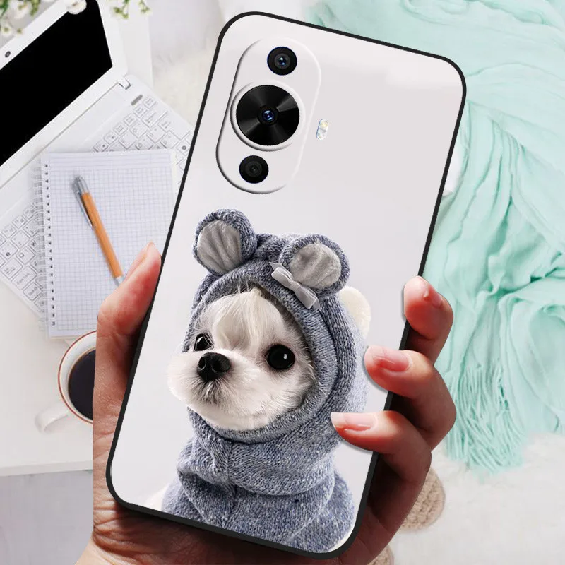 Lion Wolf Black Silicone Soft Protective Phone Case Cover