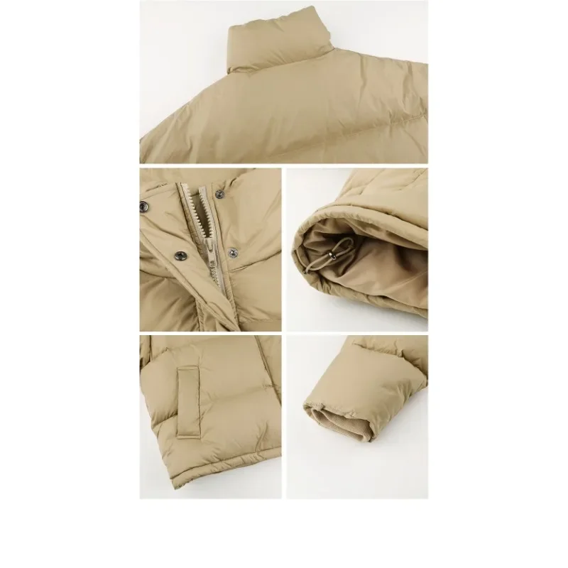 2024 New Women Down Jacket Winter Coat Female Short Parkas Loose Thick Warm Outwear Versatile Leisure Time Fashion Overcoat