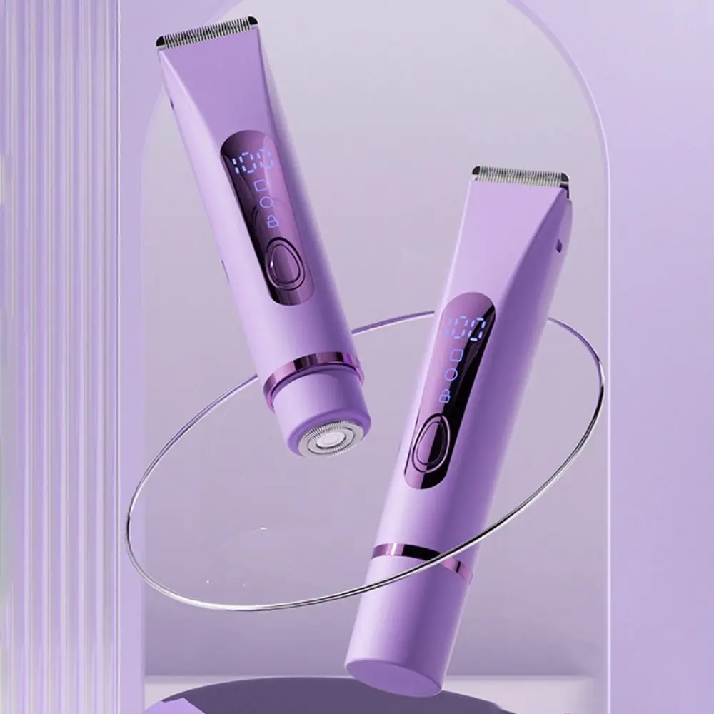 Lightweight 2 in 1 Electric Hair Remover Painless Double-headed Women's Hair Shaver Gentle Portable Hair Removal Device Armpits
