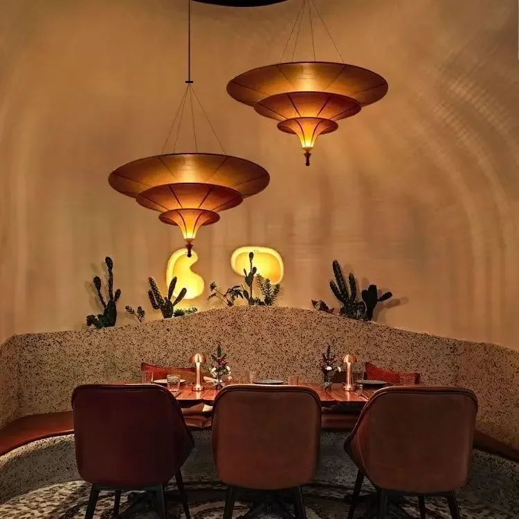 Pendant Lights Chandelier Vintage Bar Counter Dining Room Iron Art Restaurant Living Room Lighting Hot Pot Venue Private Club