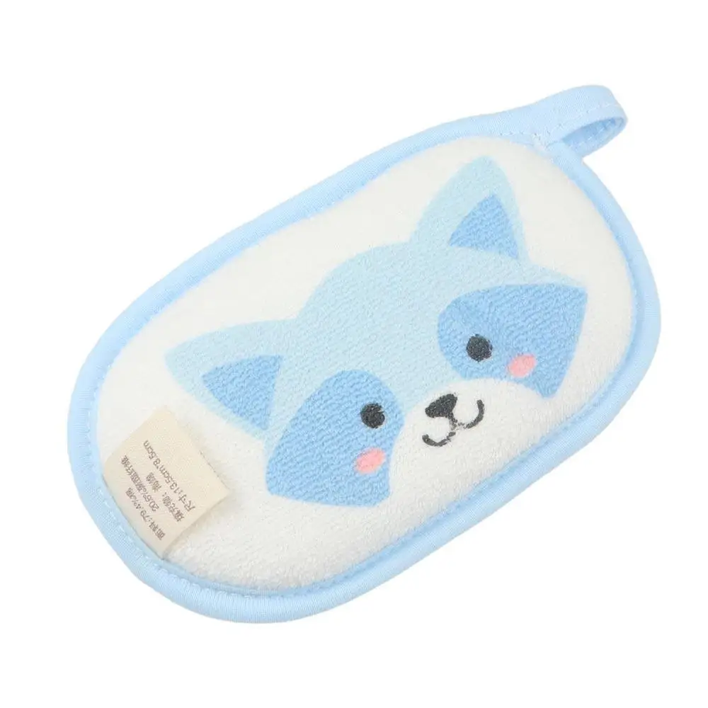 Bath Accessories Cartoon Animal Bath Massager Spa Foam Cleaning Towel Brush Body Scrubber Baby Shower Sponge