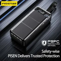 PISEN – batterie externe portable 22.5W, 30000mAh, QC PD 3.0, charge rapide, 20W, pour iPhone, Samsung, Xiaomi, Huawei 4