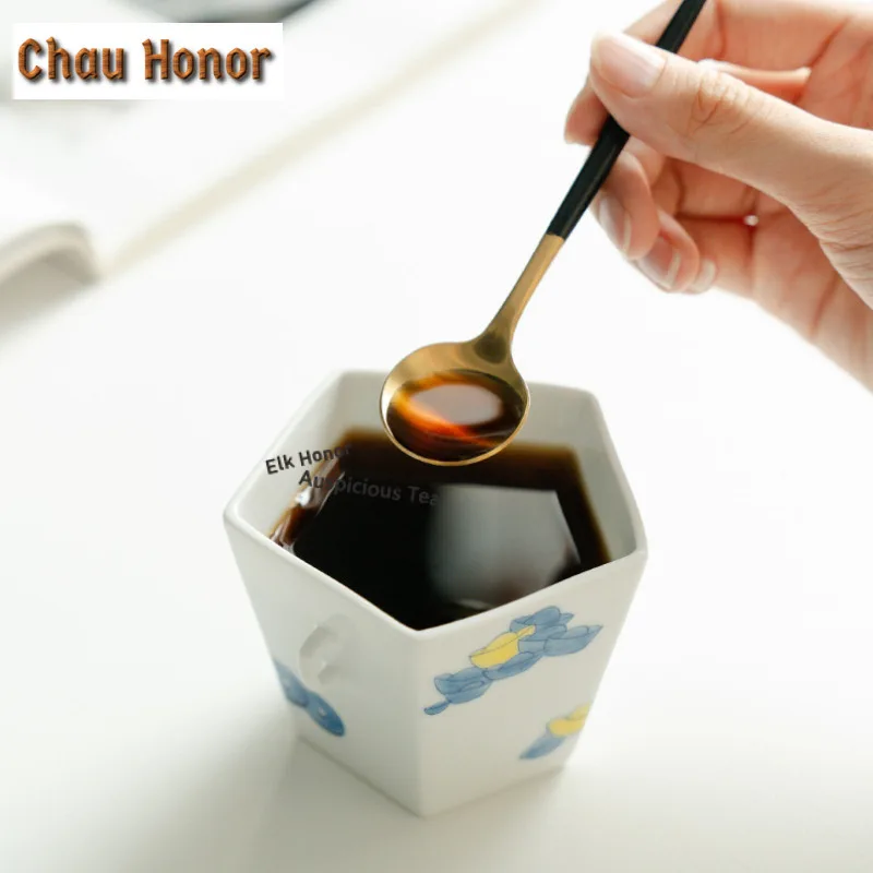 180ml Hand-painted Ingots Teacup Traditional Tea Bowl Single Cups Tea-tasting Smelling Cup Jianzhan Master Cups Tea Items Gift