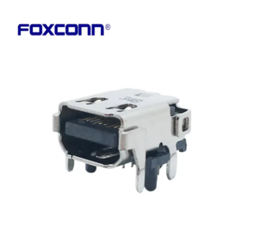  10PCS 3VM11201-D730-7H Foxconn Mini DP HD connector 19PIN female socket Plug in connector
