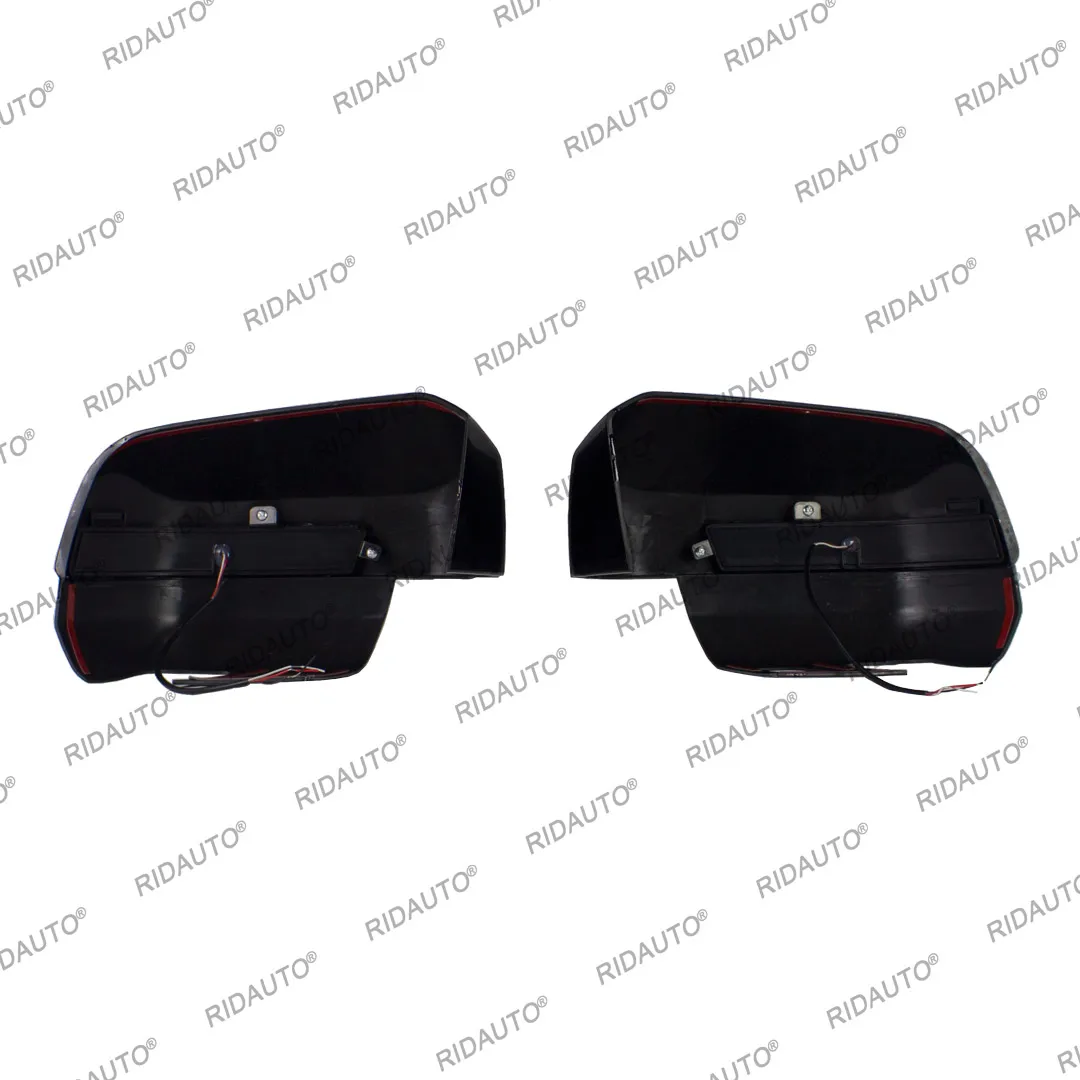 Trail Ridge Tow Mirror Turn Signal Lens Pair - Smoked Housing For 99-12 Ford Trucks - View #6