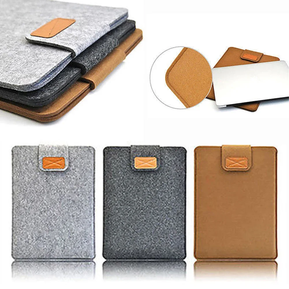 Waterproof Slim Laptop and Tablet Felt Sleeve Bag