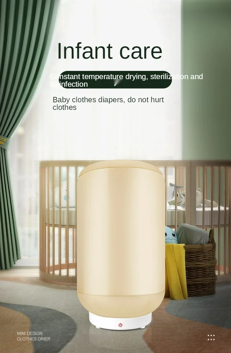 S5fb28a1ea4684404b6fcbad685214487p Multifunctional Portable Dryer Mini Folding Baby Cloth Dryer Heater Washing Dryer Apartment Folding Drying Foldable Mallzona