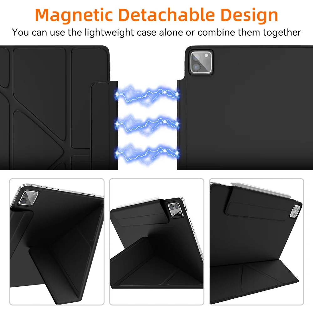 2025 iPad Magnetic Separation Tablet Cover