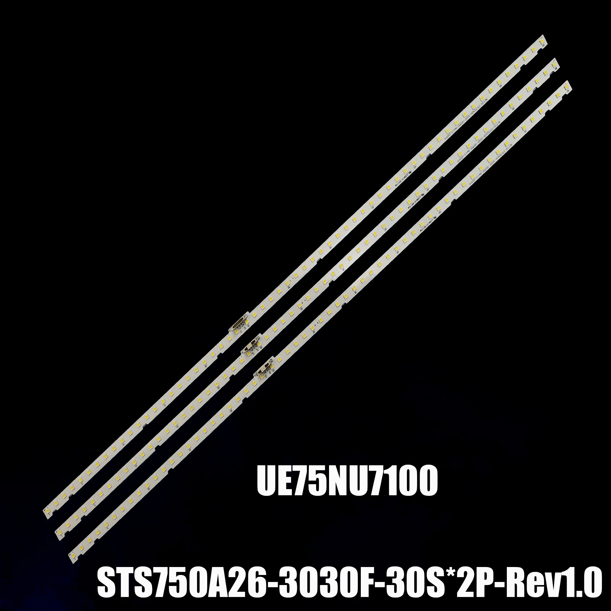 Samsung tv Led Backlight para Un75nu7100 Un75nu6950 Ua75ru7100 Sts750a26_3030f Bn9646078a Bn6115487a Un75nu6900 Barra Levou
