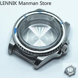 40mm Black PVD Watch Case with Transparent Back Glass - FIT NH35 NH36 Case (Number - 064)