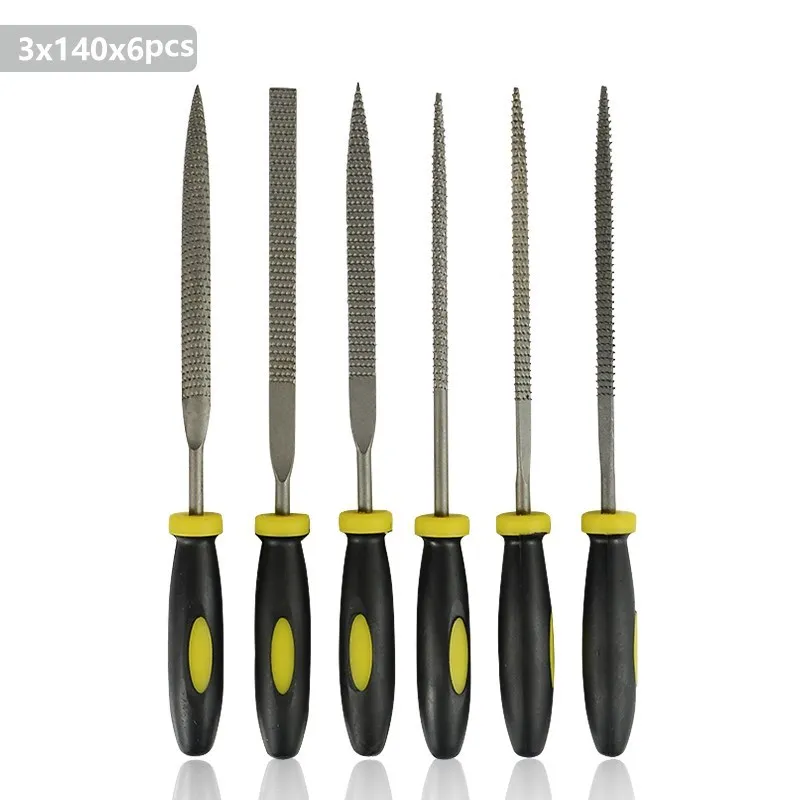 Mingkeerda 3PC Flat Triangle Round File Needle File Set For Jewelry Metal Wood Ceramic Glass Stone Craft Sharping Working Hand Carving Tool