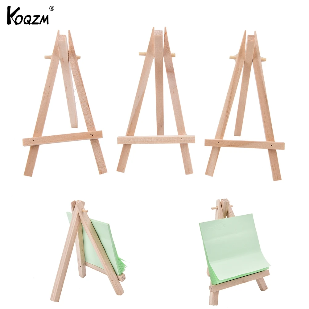 Wooden easel 1/3Pcs Mini wooden art holder artwork display table-top easels drawing boards