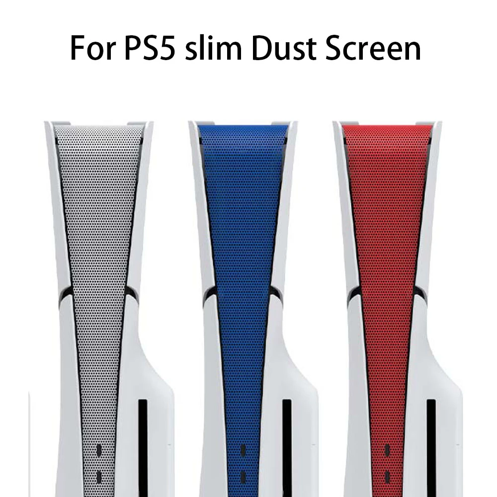 

For PS5 Slim Console Side Dust Proof Filter Cover Dust Net And Cooling Vents Dirty Prevent Mesh For PS5 Slim