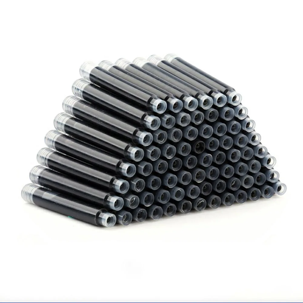 51pcs Fountain Pen ink refills diameter 2.6mm 3.4mm standards international Stationery Office supplies INK PEN 3