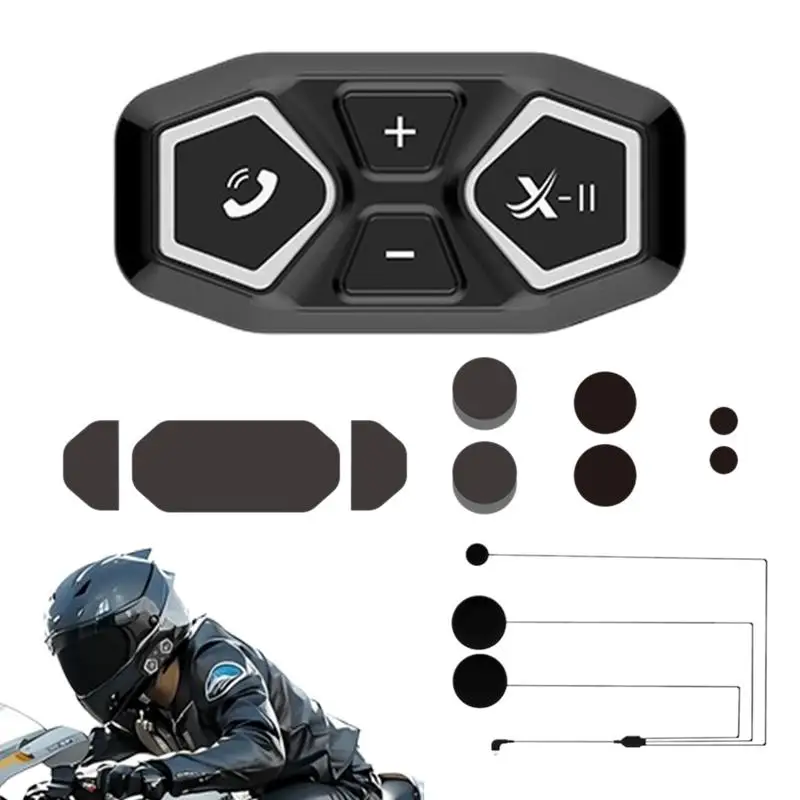

Motorbike Headphones Sports Wireless Speaker With 1200mAh Battery Call Devices IPX6 Waterproof Motorcycle Earphone For Climbing