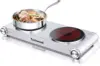 Hot Plate Dual Electric Stoves, Countertop Stove Double Burner for Cooking, Infrared Ceramic Hot Plates Double Cooktop 1