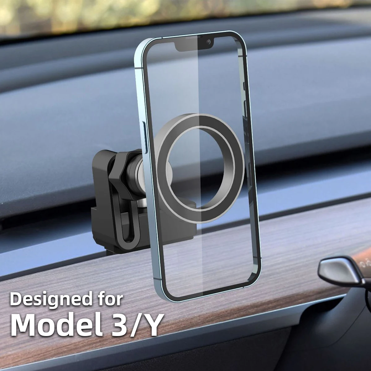Magnetic car Phone Holder for Tesla Model 3 Model Y Universal Car Air Vent Magnet Mount Phone Stand for iPhone Samsung Xiaomi
