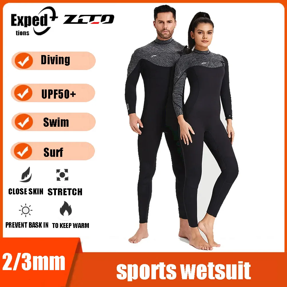 

Wetsuit 3mm Premium Neoprene Women Men Scuba Diving Thermal Winter Warm Wetsuits Full Suit Swimming Surfing Kayaking Equipment