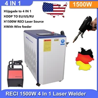 RECI 1500W Laser Welding Machine 4 IN 1 Fiber Laser Welding Machine for Metal Welding Cleaning Cutting EU STOCK US STOCK 1