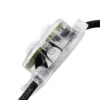 E-top DC12V 200ft Gemstone Christmas Light Outdoor Waterproof Led Point Lights 20CM Distance RGBW Led Lights for Amusement Rides 4
