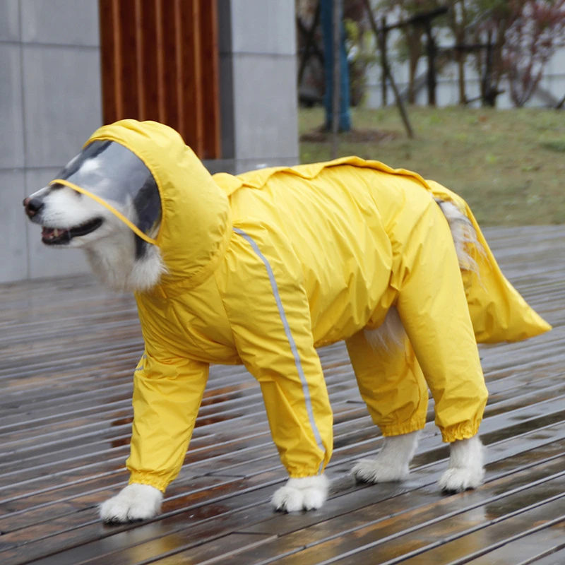 dog rain jacket with legs