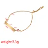Fnixtar 10 pièces Bracelet d'amant en acier inoxydable réglable rose bleu strass Bracelets Couple amoureux cadeau
