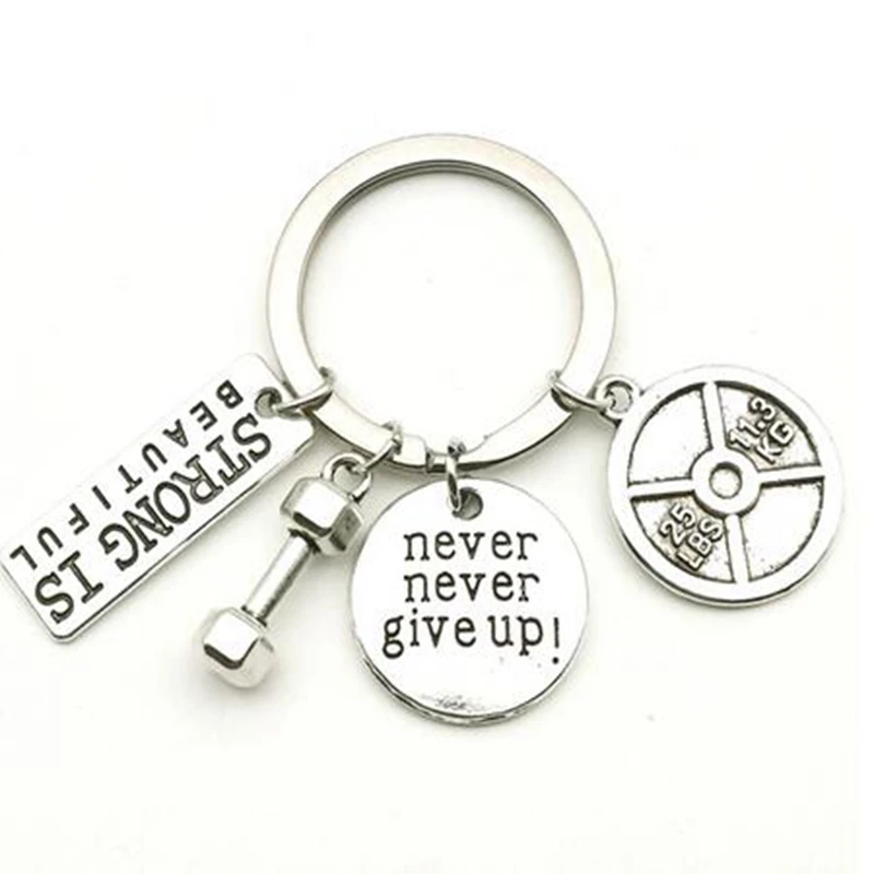 25Lbs Forza Sport Bilanciere Portachiavi Mini Dumbbell Discus Bilanciere Portachiavi Fascino Fitness Portachiavi Regalo Coach Souvenir Bijoux