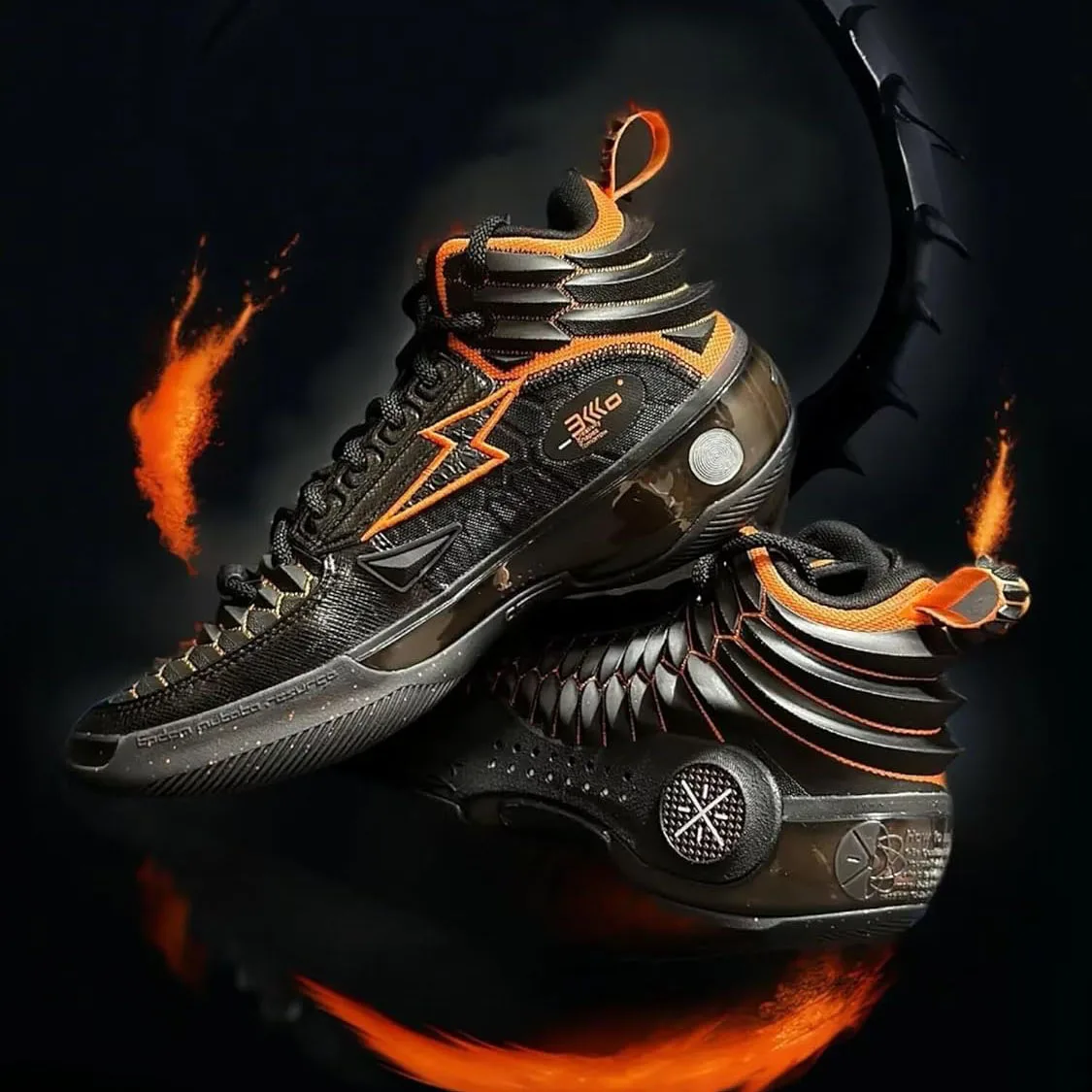 WAY OF WADE 10ブラックドラゴンUS10.5 Li-NINGバッシュ Li-Ning Way of Wade 10 'Black Dragon' ABAS075-7