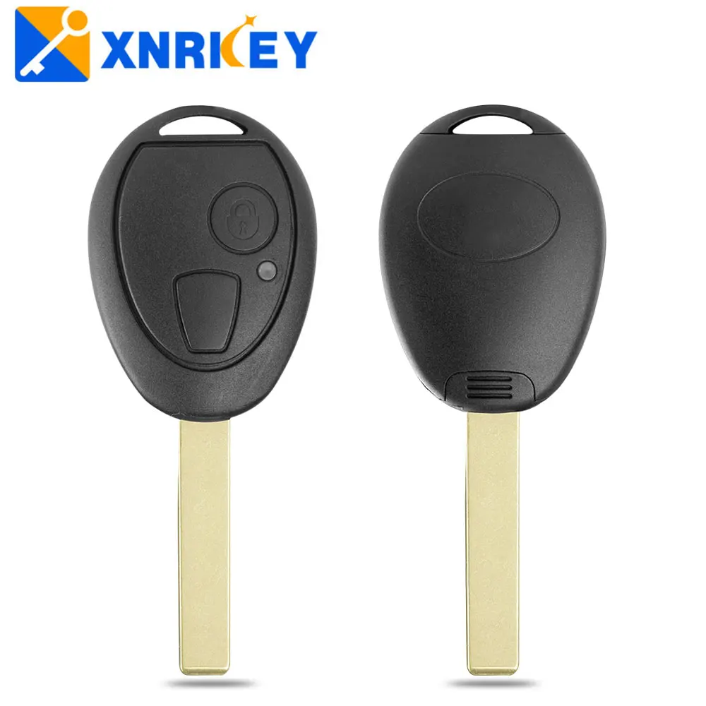 Xnrkey 2 Button Remote Car Key Shell Fob For Mg Bmw Mini Cooper R53 R50