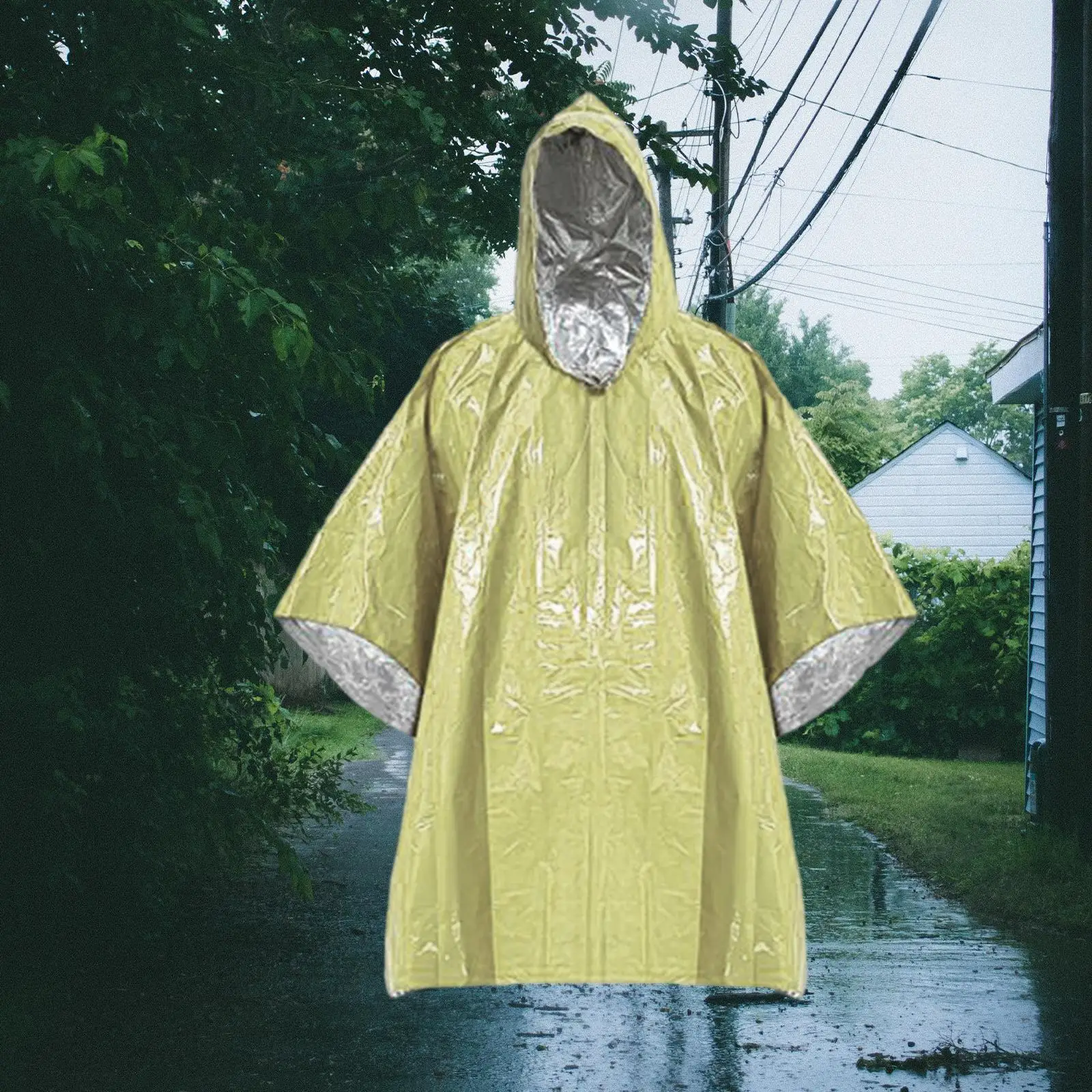 Emergency Rain Poncho The Mountain EXP