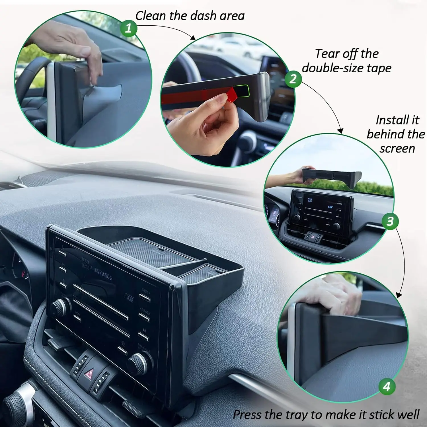   ܼ Ʈ, ָ öƽ Ƽ ۶ ġ, 2019-2023 2024 Toyota Rav4 ׼ ȣȯ