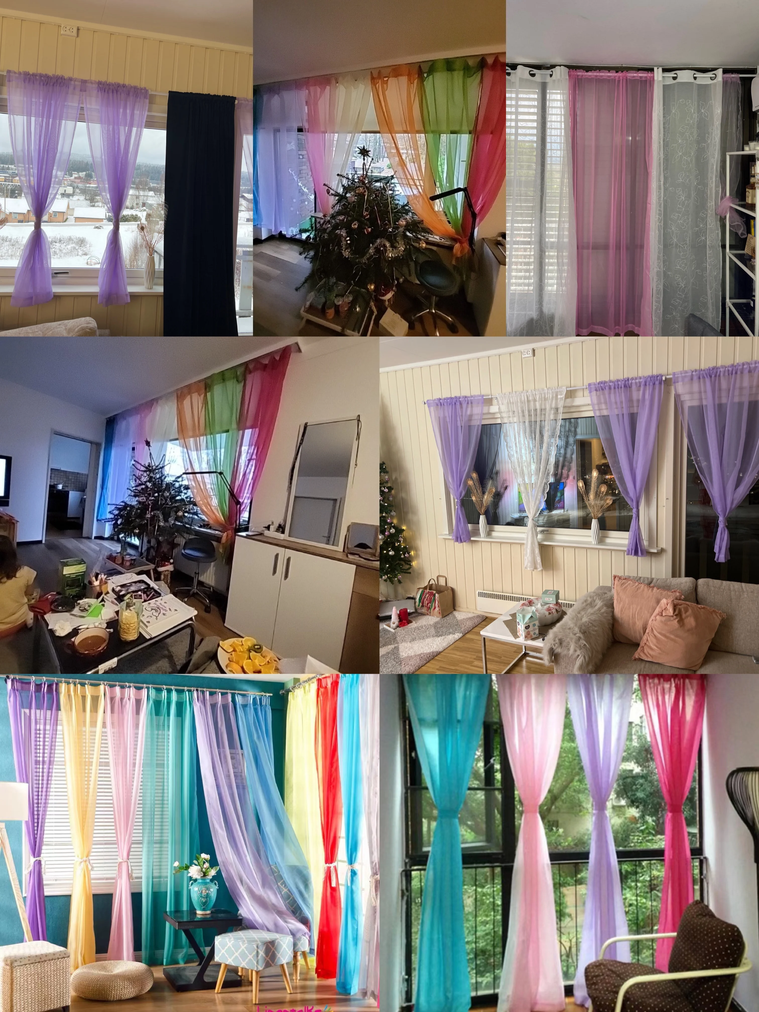 String Curtains Tulle Bedroom Window Door Divider Sheer Drape Wedding Decoration sheer curtains window curtains decor curtains string curtain