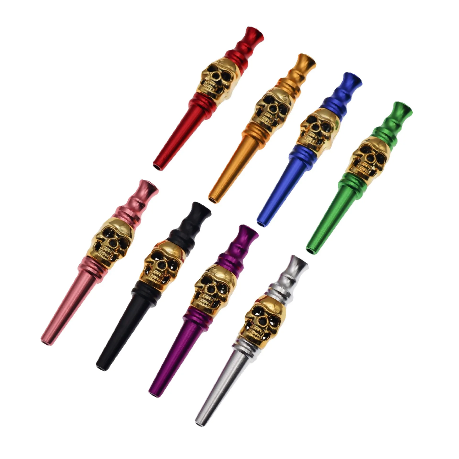 Shisha Hookah Handmade Inlaid Jewelry Alloy Mouthpiece Mouth Tips