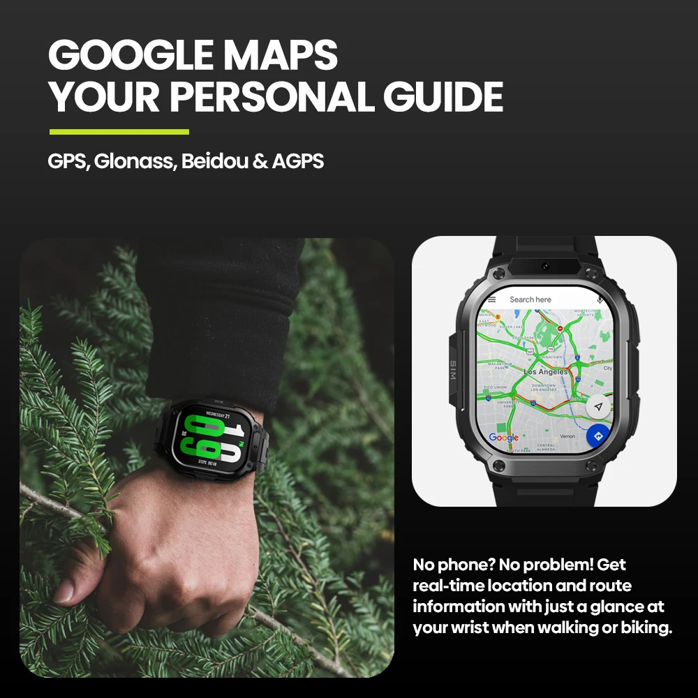 Original Zeblaze Thor SQ 4G Android GPS Smartwatch