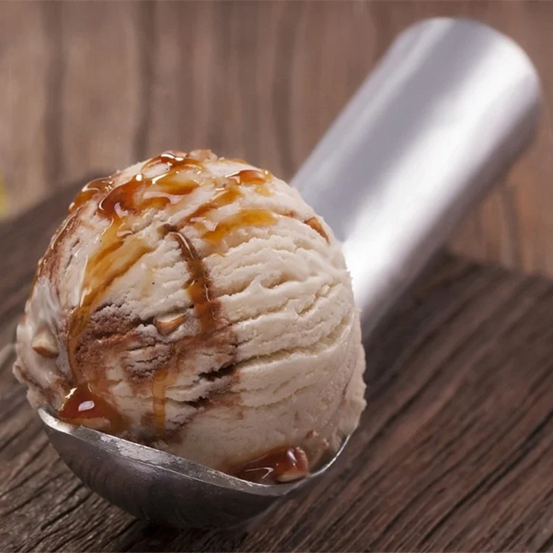 Ice Cream Scoop Ice Cream Bowl Spoon Set Stainless Steel Aluminum Alloy Non-stick Anti-freeze