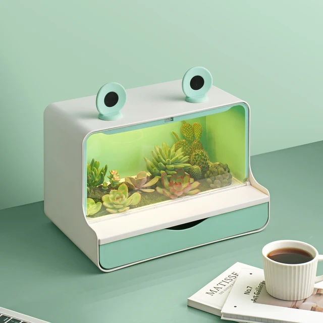 Teljes Spektrumú Virágok Zöldség Pozsgás Növények Cserepes Növekedési Lámpa Asztali Zöld - Image 3