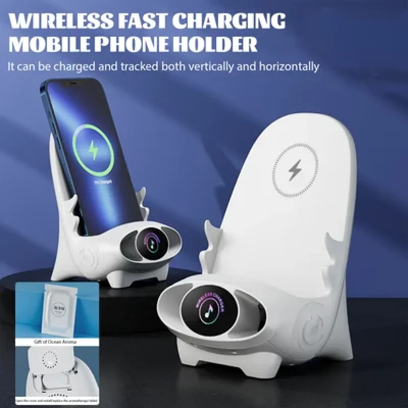 Phone Charger Stand Mini Chair Wireless Fast Charger Multifunctional Phone Holder Desk Horizontal Charg Bracket Creative Mobile Phone Stand