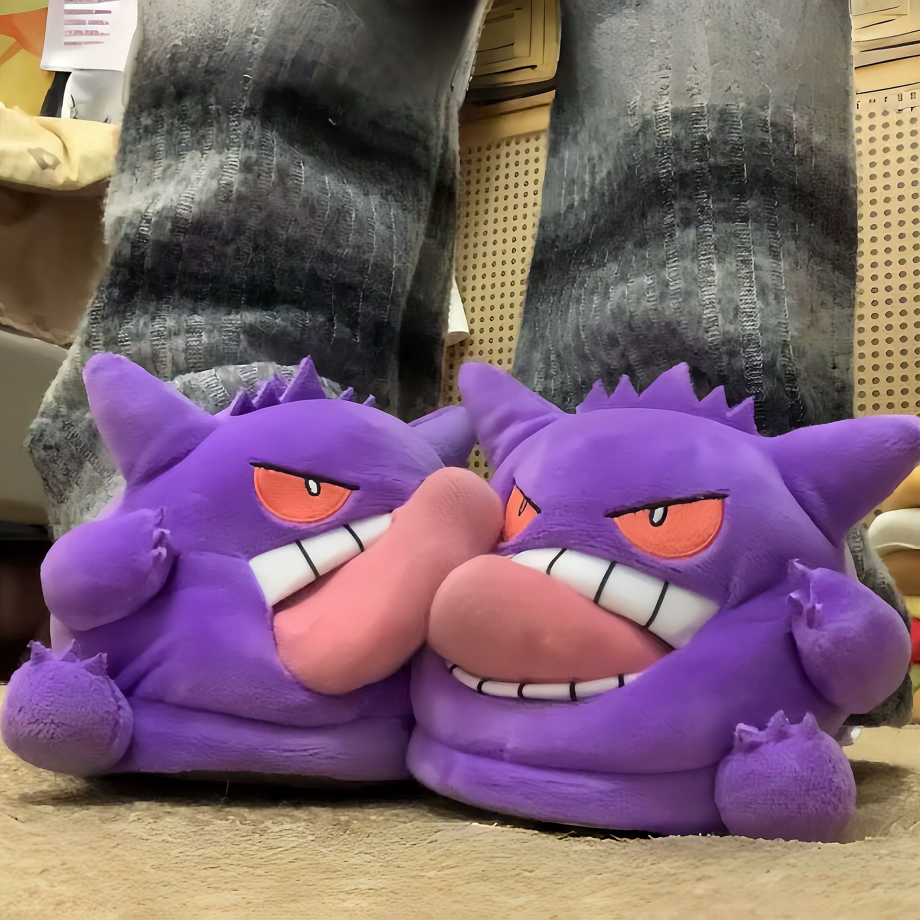 Slippers and socks