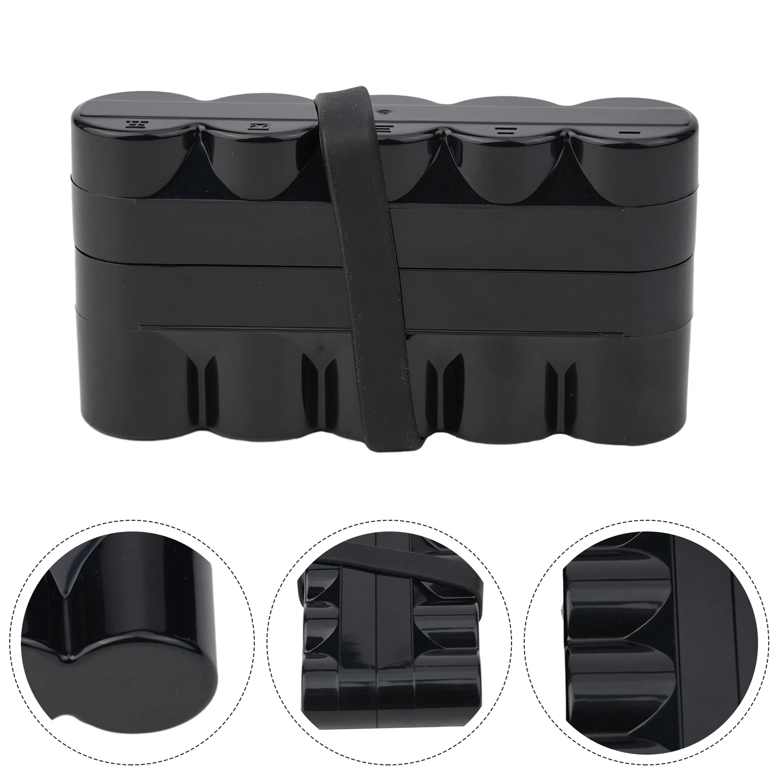 1pc 필름 보관 상자 5/10 롤 필름 롤 보관 홀더 120mm 필름 보호 액세서리용 데스크탑 스탠드 포함