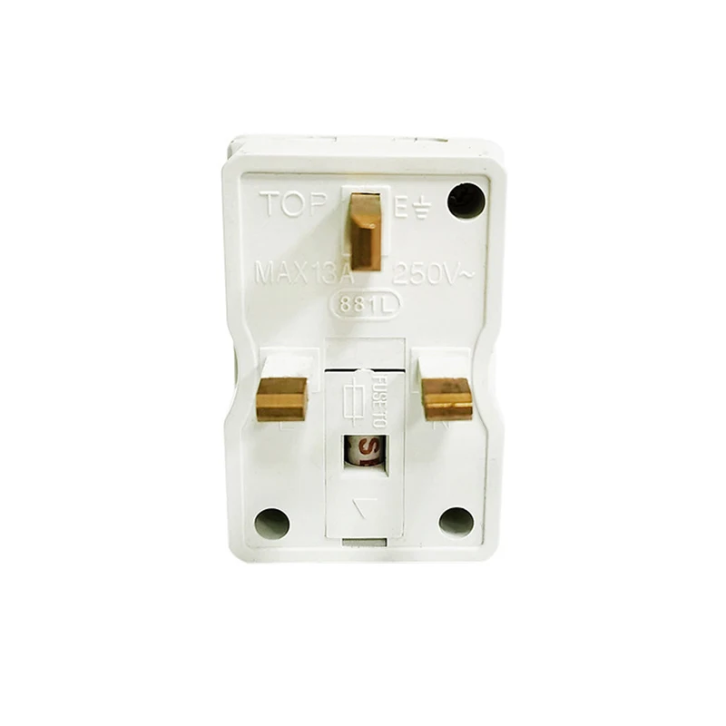 Universal China AU EU US to UK 13A Fused Plug 2 in 1 India South Africa Industry Electrical Power Plug Converter Type G