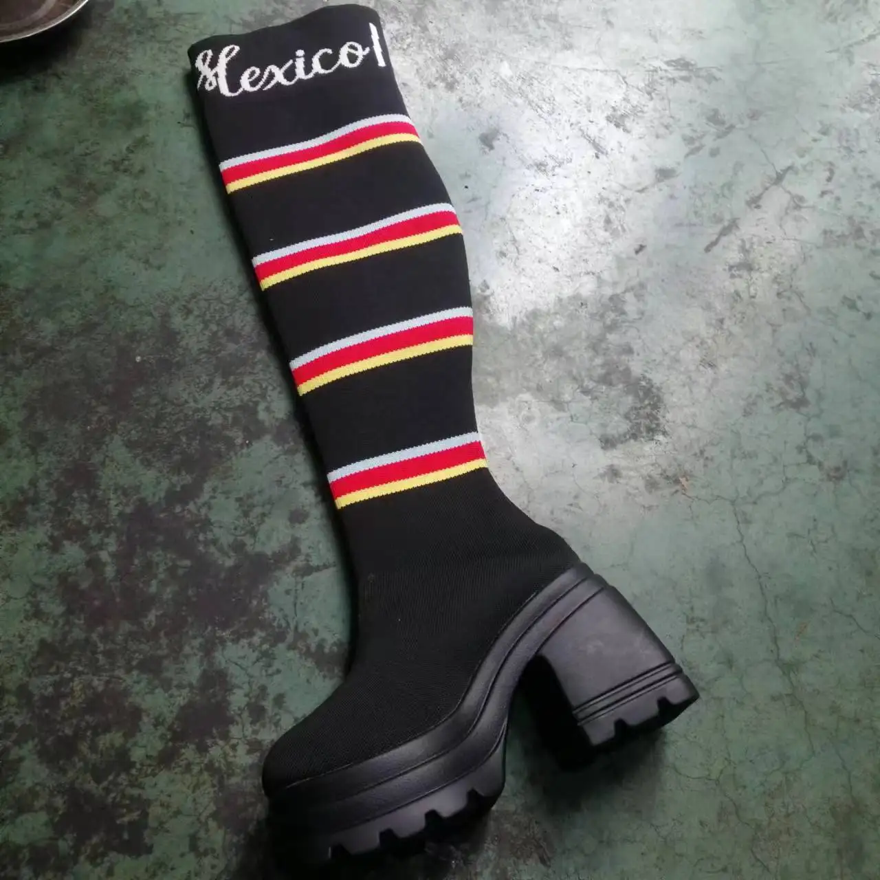 2023 New Women Thick-soled Thick-heeled Warm Boots Women's Towel Cotton Boots Motorcycle Boots 36-43 Boots Women