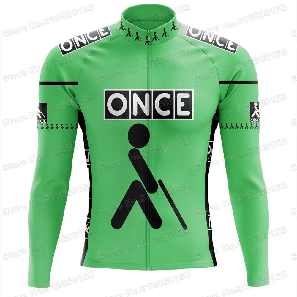 Once チームのサイクリングジャージ,長袖,レトロなレースの衣類,ロード