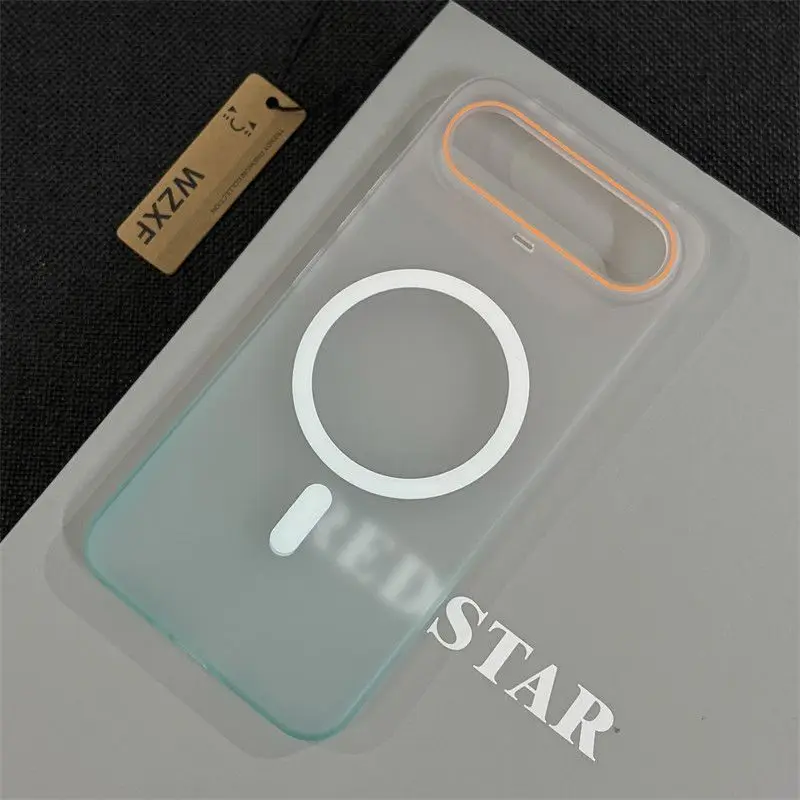 Ultra-Thin Frosted Magnetic Gradient Shockproof Phone Case