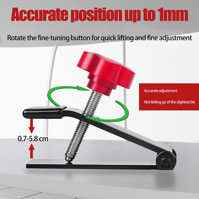 V-type Adjustable Tile Leveling Device Wall Tile Locator Load-bearing 250KG Lift Construction Tools