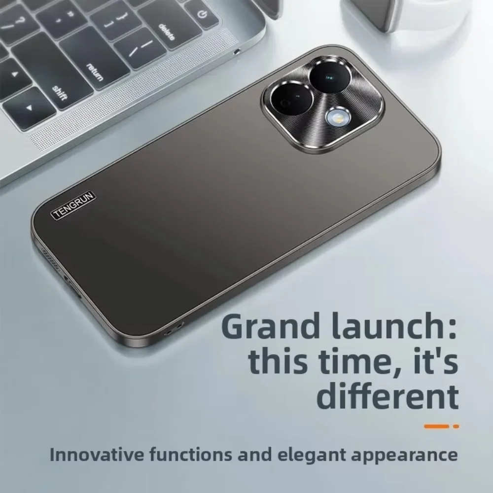 Ultra-Slim Protective Case with Metal Lens Guard and Plating Finish
