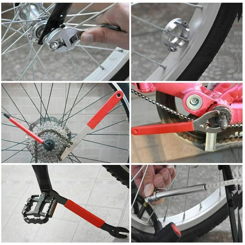 Fahrrad-Reparatur-Werkzeugsätze, 44-in-1-Werkzeugkasten, professionelles Wartungs-Service-Werkzeugset, Fahrrad-Werkzeuge, MTB, Rennrad-Reparaturwerkzeuge – Detail 7